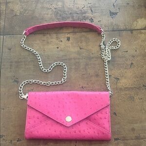 Rebecca Minkoff Pink Crossbody Bag with Chain Strap